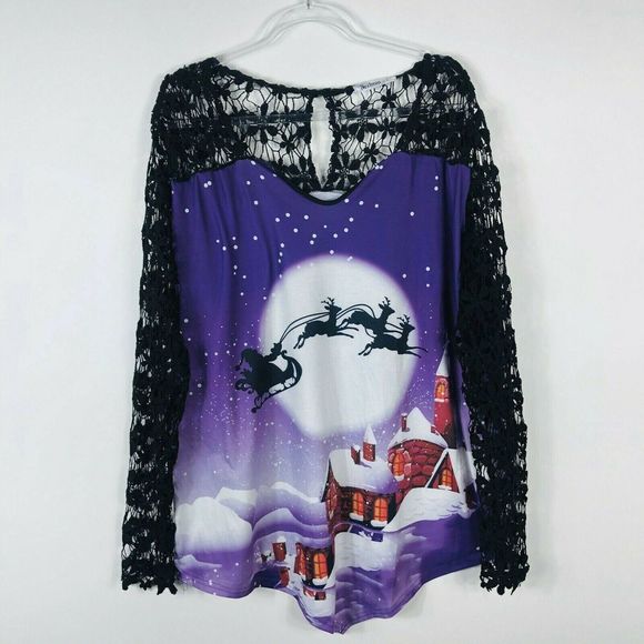 christmas top size 22